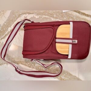 Wine and Cheese picnic insulated tote NWOT 🍷🧀